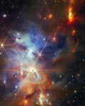 The Bat Shadow (Serpens Nebula) — James Webb Space Telescope fine art print