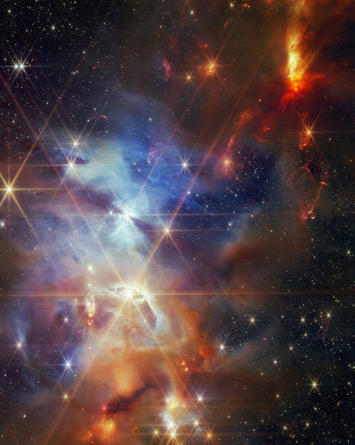 The Bat Shadow (Serpens Nebula) — James Webb Space Telescope fine art print