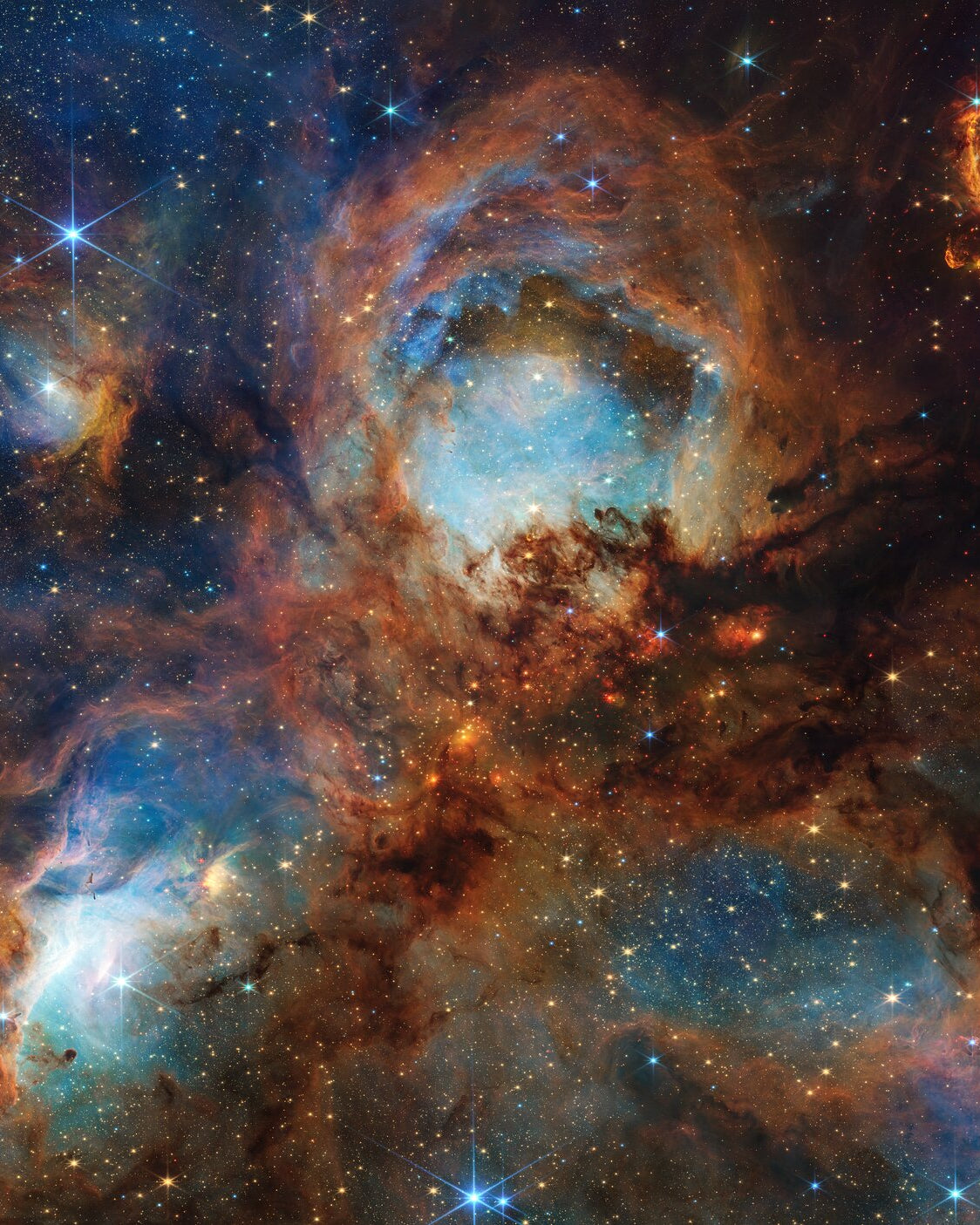 The Cat’s Paw (NGC 6334) — James Webb Space Telescope fine art print