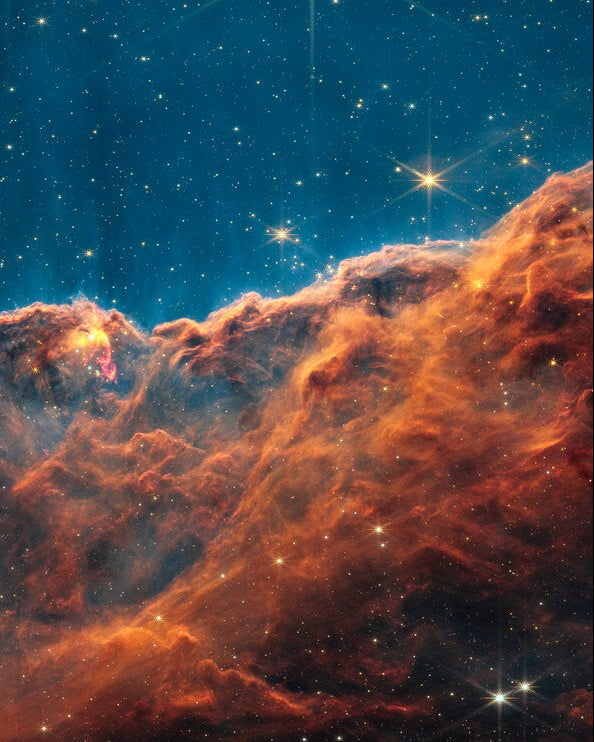 The Cosmic Cliffs (Carina Nebula) — James Webb Space Telescope fine art print