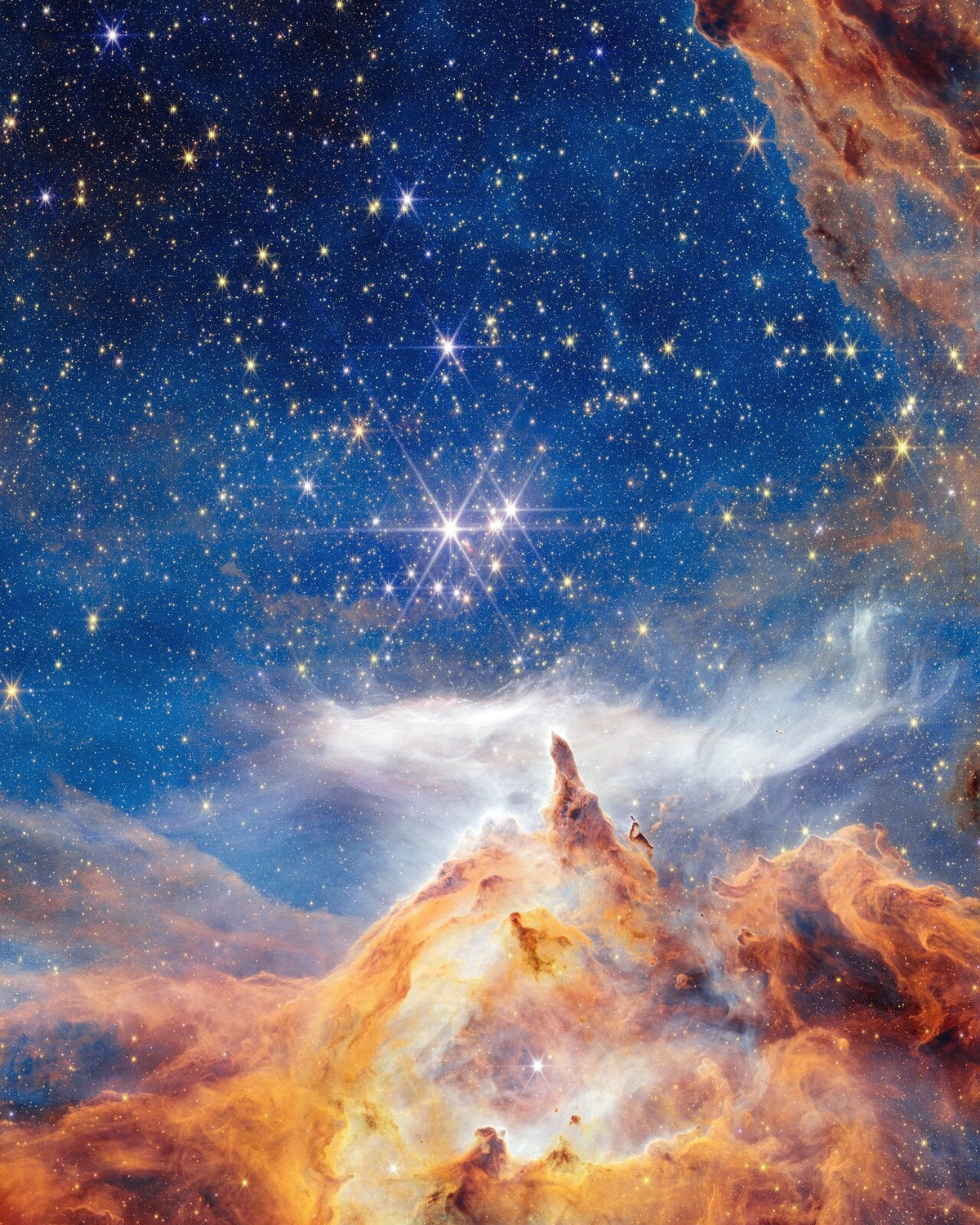 The Mountain of Light (Pismis 24) — James Webb Space Telescope fine art print