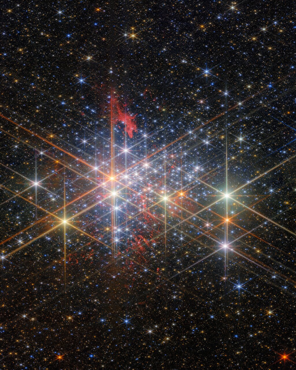 The Super Cluster (Westerlund 1) — James Webb Space Telescope fine art print